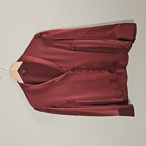 Express Satin Maroon Color Blouse
